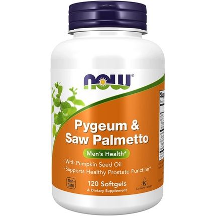 Now Pygeum & Saw Palmetto With Pumpkin Seed Oil Men'S Health 120 Softgels