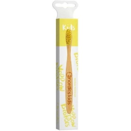 Nordics Organic Care Eco Toothbrush For Kids Bamboo With Yellow Bristles
