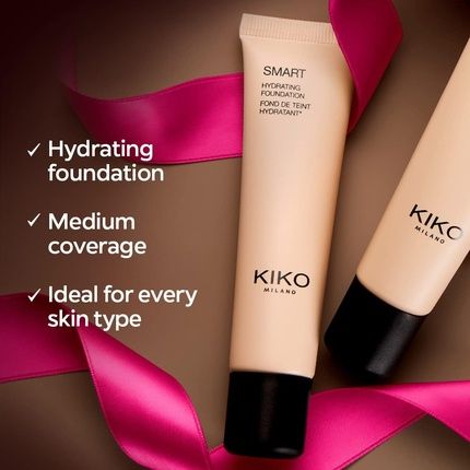 Kiko Milano Smart Hydrating Foundation 03 Wr 30 Moisturising And Evening - Image 3