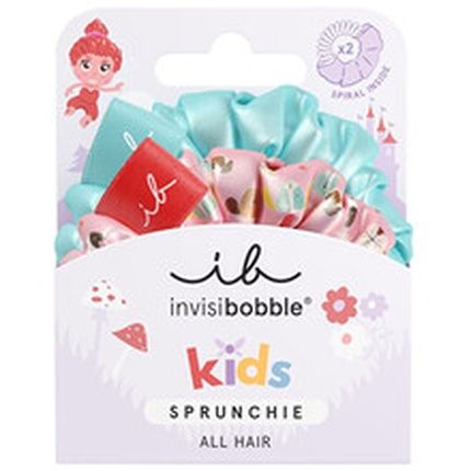 Invisibobble Kids Puppy Love Colourful Scrunchie & Spiral Hair Scrunchie For Children Maximum Hold Gentle On Hair Girls Hair Scrunchie
