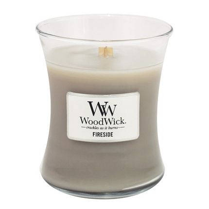 Woodwick Fireside Scented Candle Vase 275 Grams