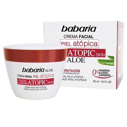 Babaria Babaria Aloe Vera Facial Cream Atopic Skin 0 50Ml