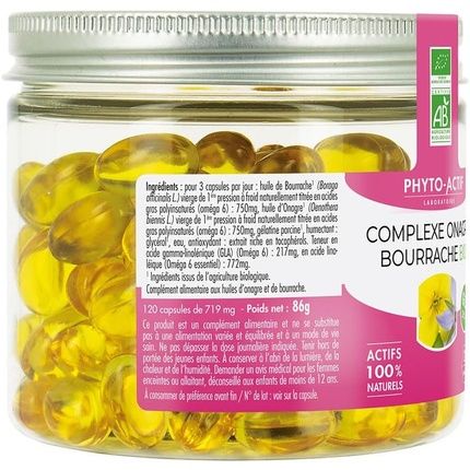 Phyto-Active Evening Primrose & Borage Complex Skin Beauty Healthy Skin