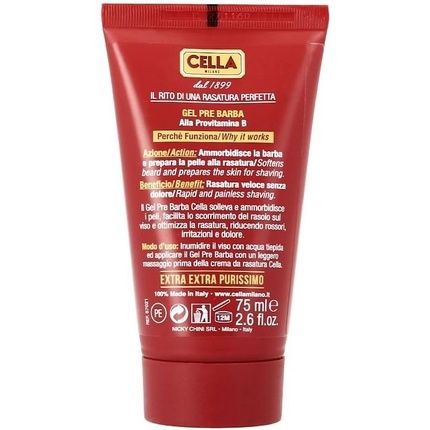 Cella Pre Shave Gel 75Ml
