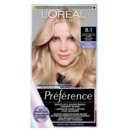 L'Oreal Recital Preference Hair Color 8.1 Wbis Copenhagen