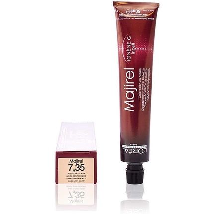 Loreal Professionnel Paris Majirel #7.35 Golden Mahogany Blonde Permanent Hair Color 50Ml