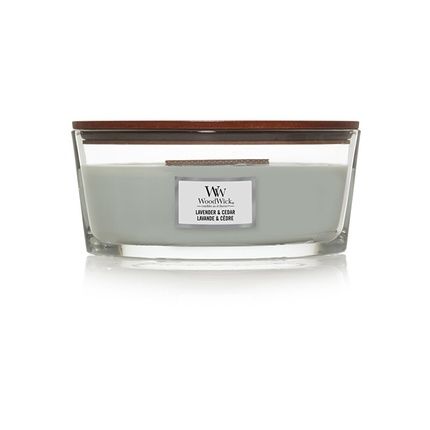Woodwick Lavender & Cedar Scented Candle 4536 G
