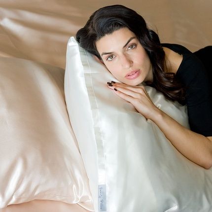 Satin Beauty Pillow Turquoise The Satin Cushion Cover For Shiny Hair And