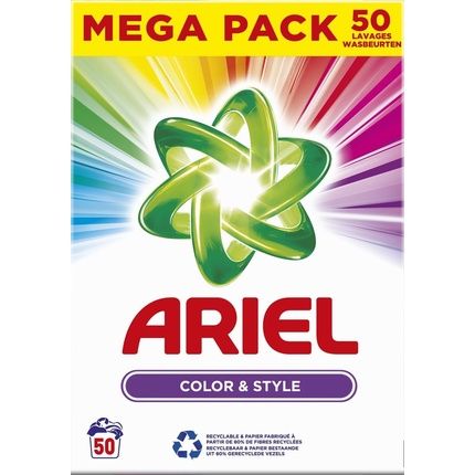 Ariel Washing Powder Detergent Color 50 Washes - Image 3