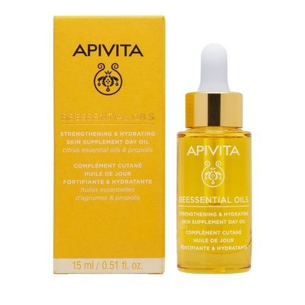 Apivita Beesential Oils Strengthening And Hydrating Skin Supplement Day Oil 15Ml