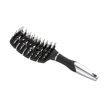Max Pro Detangler Brush Silver - Perfect For Tangle-Free Hair