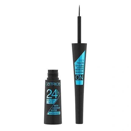 Catrice 24H Brush Liner Waterproof 010 3 Ml Ultra Black Waterproof Eyeliner