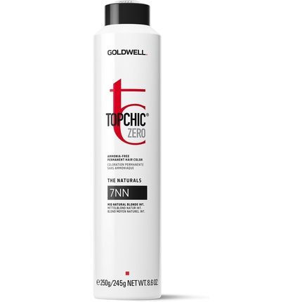 7Nn Topchic Zero Mid Natural Blonde Intense Can 250Ml - Permanent Ammonia-Free Hair Color