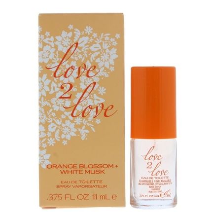 Love 2 Love Orange Blossom White Musk Eau De Toilette 11Ml Women Spray