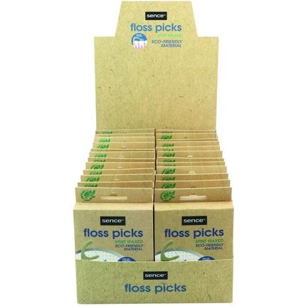 Sence Fresh Flossers 2-In-1 Picks Bamboo - Eco-Friendly Dental Care