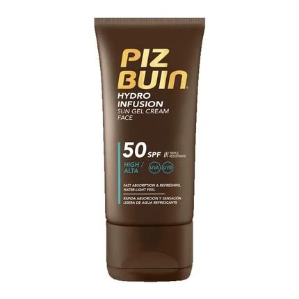 Piz Buin Hydro Infusion Face Sun Gel Cream Spf 50 50 Ml Moisturizing Sunscreen For The Face
