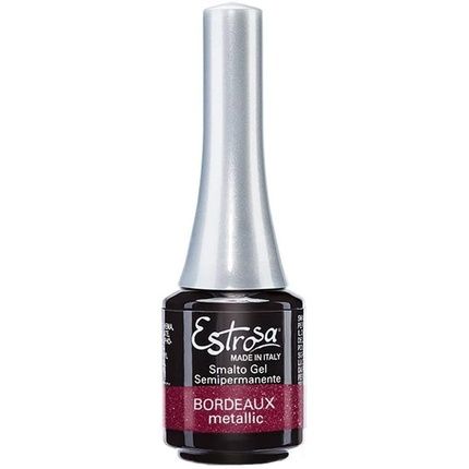 Estrosa Nail Gel Nail Polish Bordeaux Metallic 7495 7 Ml