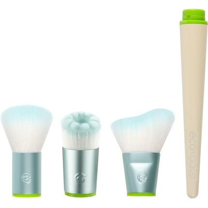 Limited Edition Holidays Blush And Glow Kit - Kit 5 Interchangeable Face Brushes Ecotools