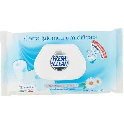 Fresh&Clean Soft & Emollient Moistened Toilet Paper 12 Sheets