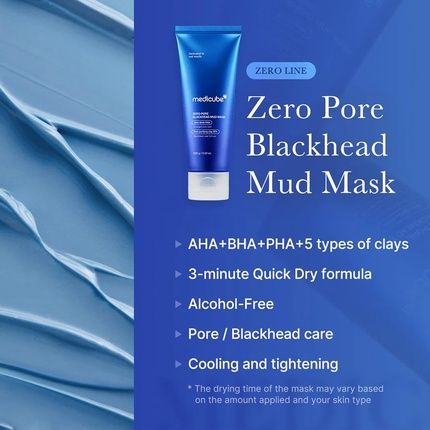 Medicube Zero Pore Blackhead Mud Mask Cleansing Face Mask With Clay