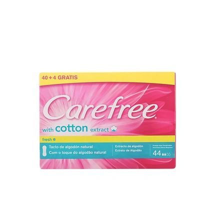 Carefree Carefree With Cotton Extract Fresh Pantyliners 44 Units