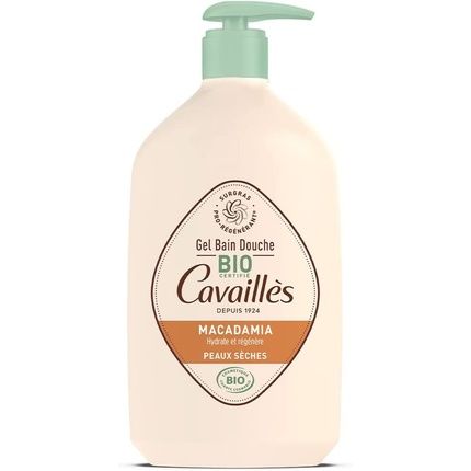 Roge Cavailles Macadamia Organic Bath And Shower Gel For Dry Skin 1L