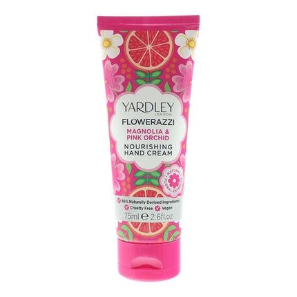 Yardley Flowerazzi Magnolia Pink Orchid Hand Cream 75Ml For Women