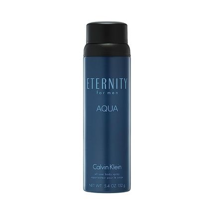 Calvin Klein Eternity For Men Aqua Eau De Toilette - Fresh Cedar Wood, Crispness, Cucumber, Green Leaves, And Sandalwood Body Spray