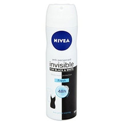 Nivea Invisible For Black & White Fresh Antiperspirant Spray 150 Ml