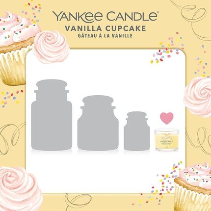 Yankee Candle Scented Candle | Votive Candle With Vanilla Cupcake | Soy Wax Mix | 1 - Image 3