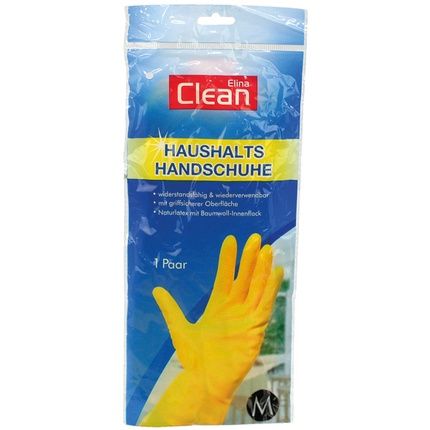 Clean Rubber Gloves Medium Latex With Lining