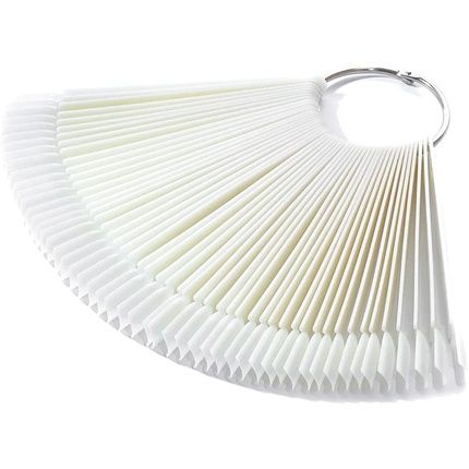 Sibel Nails Clear Nail Rings 32 Pieces Ready To Be Painted