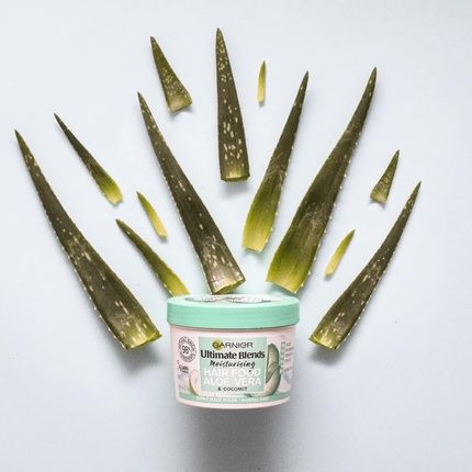 Garnier Ultimate Blends Hair Food Aloe Vera 3-In-1 Normal Hair Mask Treatment 390Ml