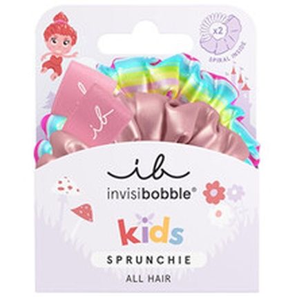Invisibobble Kids Too Good To Be Blue Scrunchie And Spiral Hair Tie For Kids Maximum Hold Gentle On Hair Girls Hair Tie