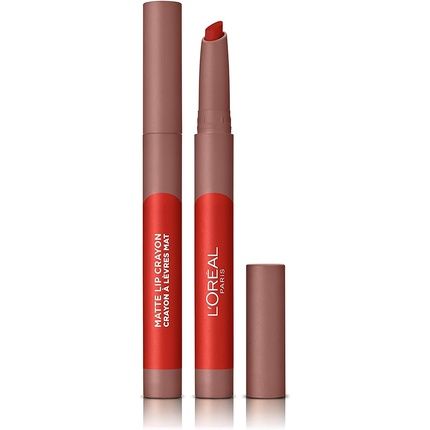 L'Oreal Paris Infallible Very Matte Lip Crayon Lipstick Smudge Proof Red