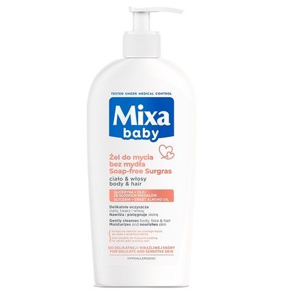 Mixa Baby Gentle Shampoo And Bath Liquid 2 In 1 400Ml