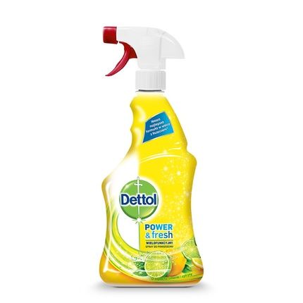 Dettol Power & Fresh Multi-Surface Cleaning Spray Lime And Lemon 500Ml