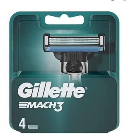 Gillette Mach3 Men'S Razor Blades Replacement Blades Pack Of 4