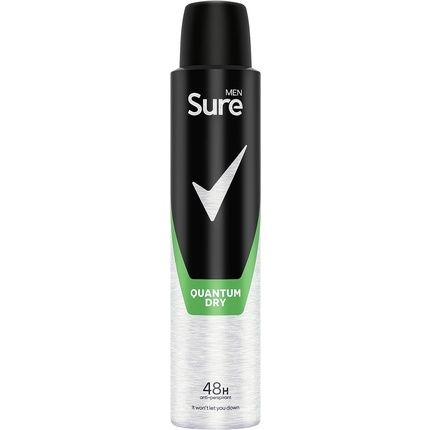 Sure Men Quantum Dry Anti-Perspirant Aerosol Deodorant For Men 200Ml