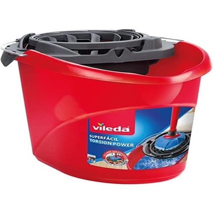 Vileda Torsion Power Super Easy Bucket - Red