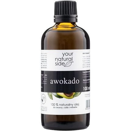 Your Natural Side Avocado Cosmetic Oil Persea Gratissima 100Ml