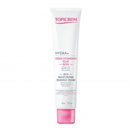 Topicrem Hydra+ Rich Moisturizing Radiance Cream 40Ml