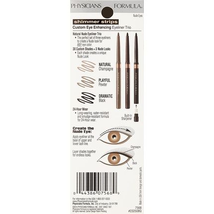 Physicians Formula Eyeliner - Glossy Strips / Individual Eye-Highlighted - Image 3