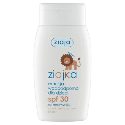 Ziajka Waterproof Emulsion For Face And Body For Children Spf30 125Ml