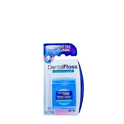 Elgydium Clinic Dental Floss With Chlorhexidine Unscented 50M