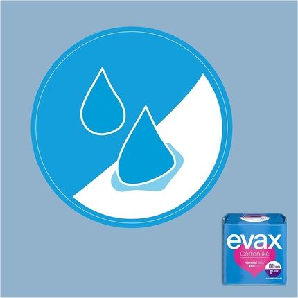 Evax Cottonlike Sanitary Towels Normal Wings Uds 32 - Image 3