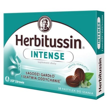 Herbitussin Intense Throat Lozenges With Vitamin C