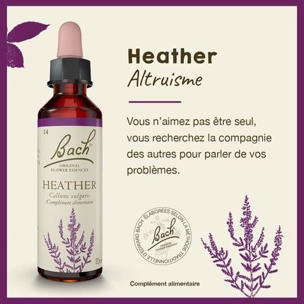 Fleurs De Bach Original Heather 20Ml