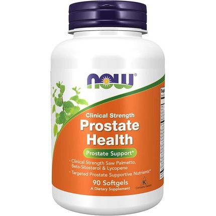 Now Prostate Health Clinical Strength Saw Palmetto Beta-Sitosterol & Lycopene 90 Softgels