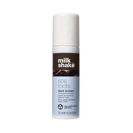 Milk Shake Sos Roots Black Spray Instant Hair Touch Up 75Ml In Dark Brown